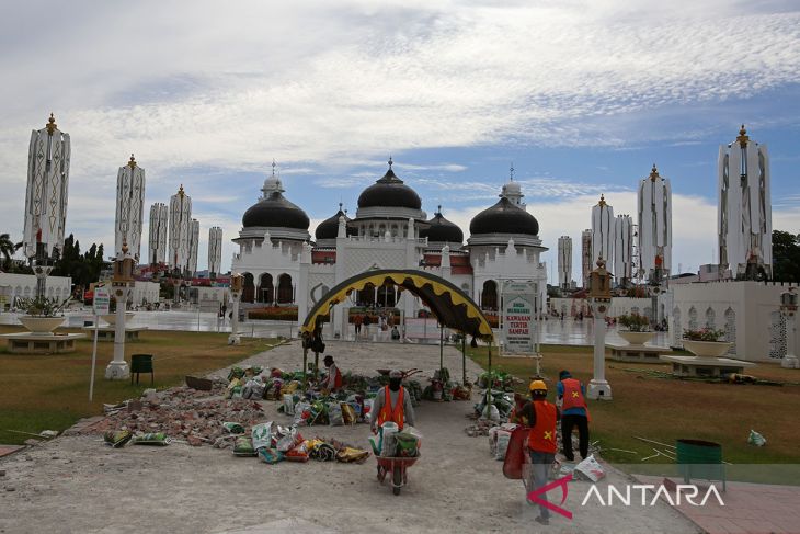 FOTO - Renovasi Masjid Raya Baiturrahman