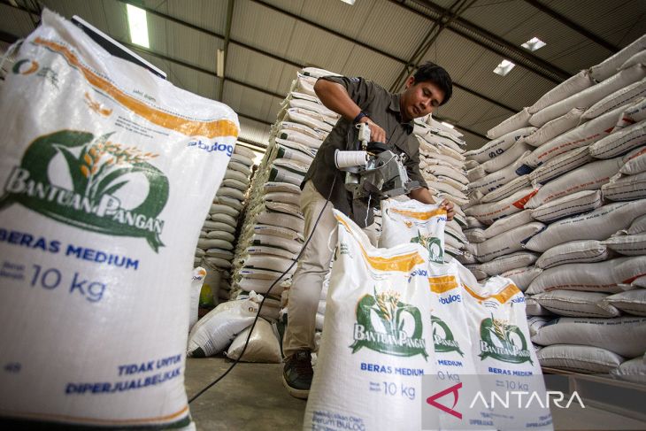 Persiapan penyaluran bantuan pangan