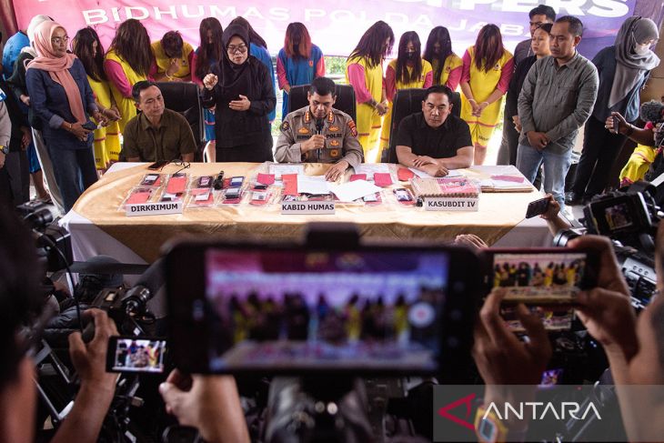 Rilis kasus perdagangan bayi di Polda Jabar
