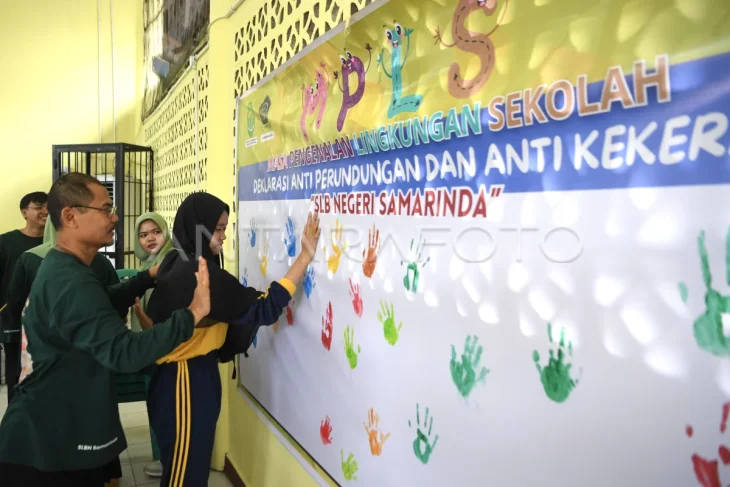Deklarasi anti perundungan dan kekerasan di SLB Negeri Samarinda