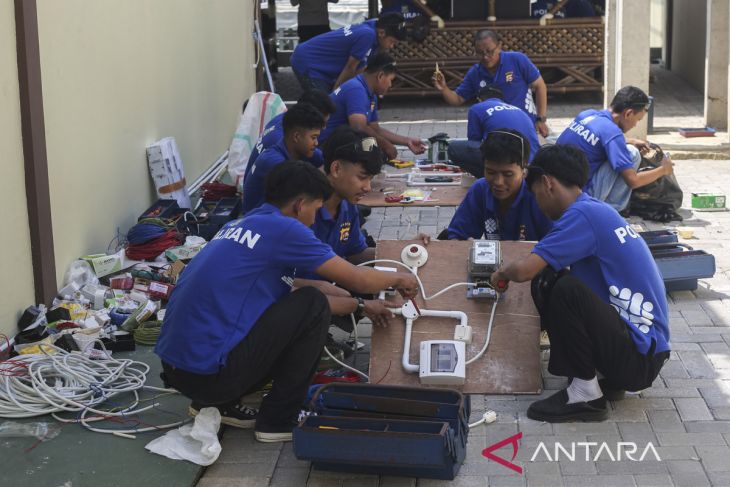 Pelatihan kerja di Balai Poliran Polda Banten