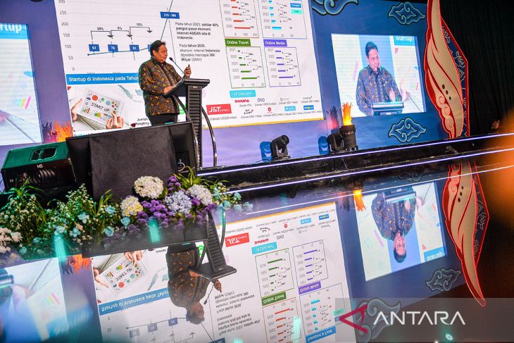 Pembukaan Rakerkornas Apindo di Bandung