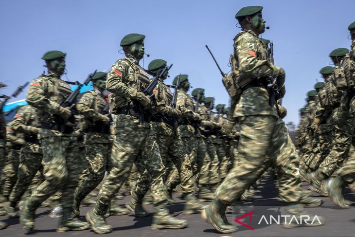 Atraksi militer dan demonstrasi terpadu TNI