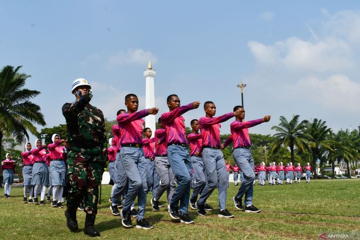Latihan Paskibraka Kota Madiun