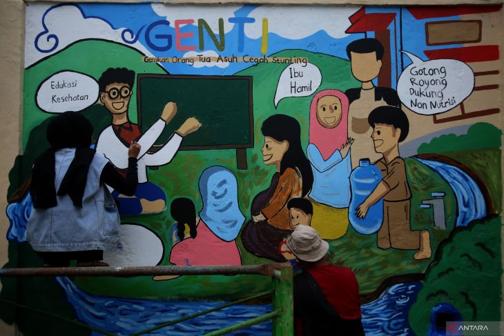 Lomba Mural HUT RI di Aceh