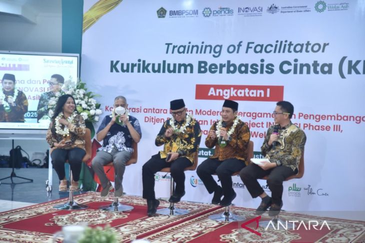 Kemenag mulai melatih puluhan tenaga pelatih terkait Kurikulum Berbasis Cinta