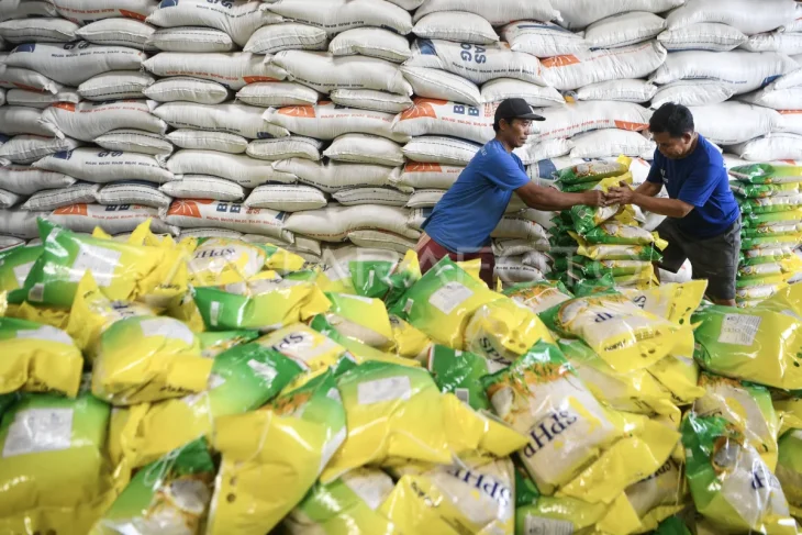 Harga eceran tertinggi beras medium di Kalimantan naik