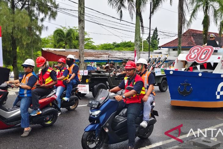 Pelindo Pangkalabalam ikut meriahkan karnaval kendaraan hias