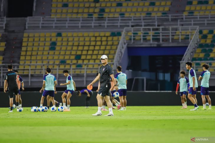 Latihan resmi Timnas Taiwan