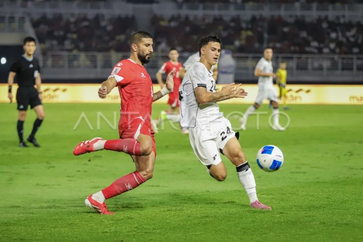 Foto: Timnas Indonesia imbang melawan Lebanon