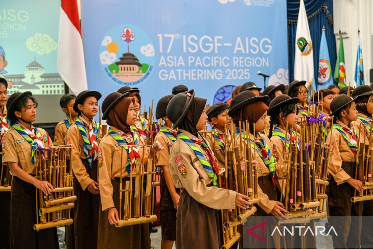 Pertemuan perkumpulan pramuka se Asia Pasifik di Bandung