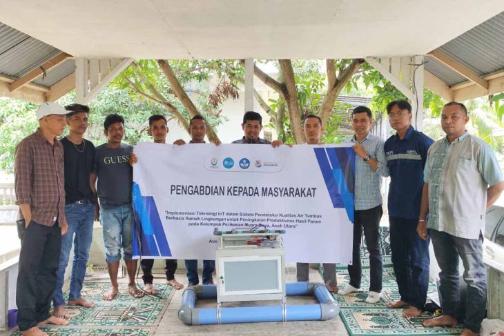 Dosen Unimal terapkan teknologi deteksi kualitas air tambak