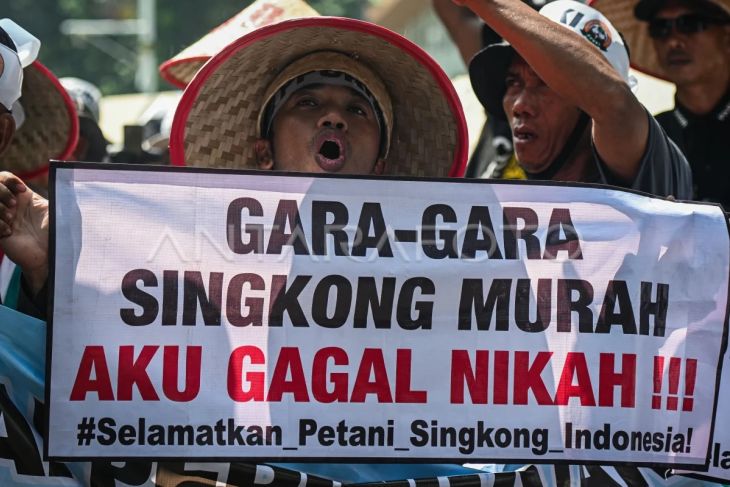 Foto: Aksi Hari Tani Nasional di Jakarta