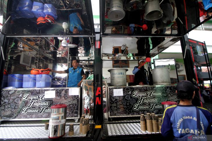 Dapur umum korban mushalla ambruk di Ponpes Al Khoziny