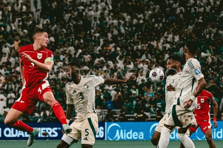 Foto: Timnas Indonesia dikalahkan Arab Saudi 3-2