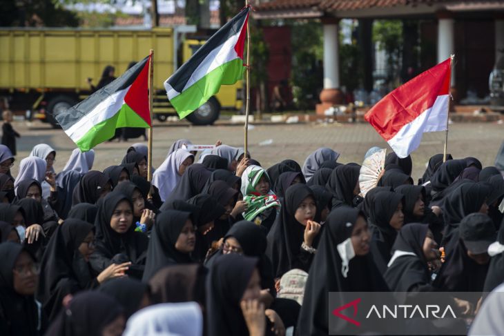 Aksi peduli Palestina di Banten