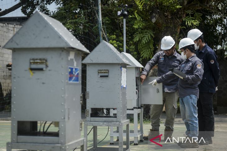 Pengukuran kualitas udara di kawasan permukiman
