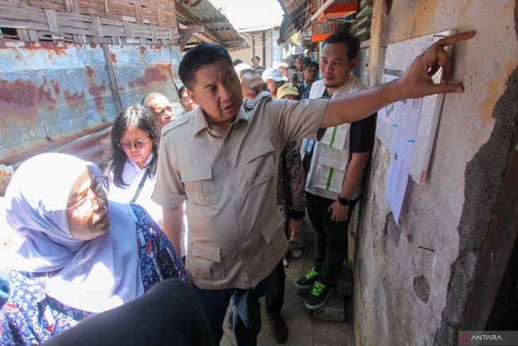 Kunjungan kerja Menteri Perumahan dan Kawasan Permukiman di Surabaya