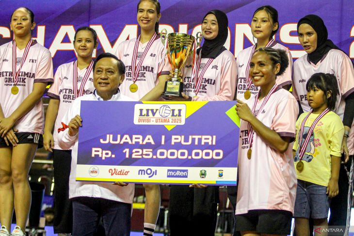 Petrokimia Gresik Pupuk Indonesia juara Livoli 