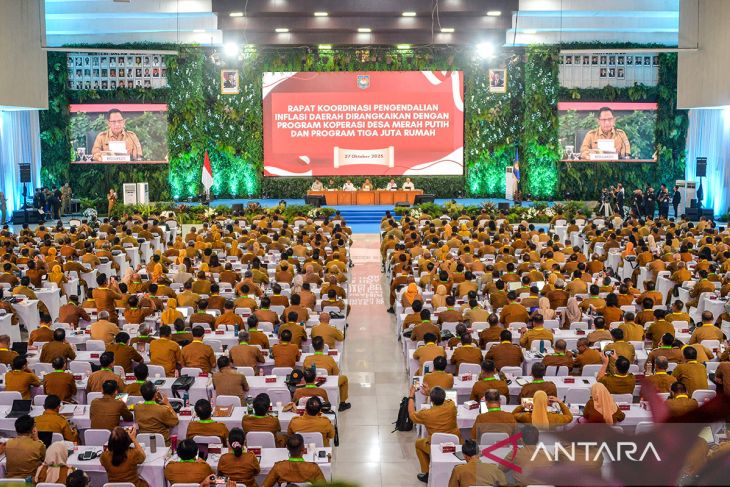 Rakor pengendalian inflasi oleh Kemendagri