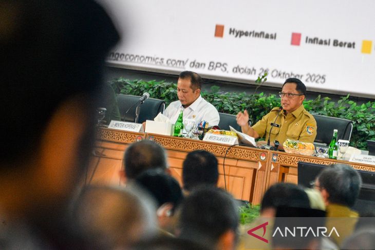 Rakor pengendalian inflasi oleh Kemendagri