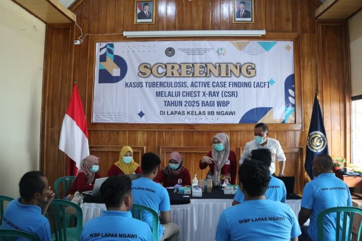 Lapas Ngawi lakukan deteksi penularan TBC warga binaan pemasyarakatan