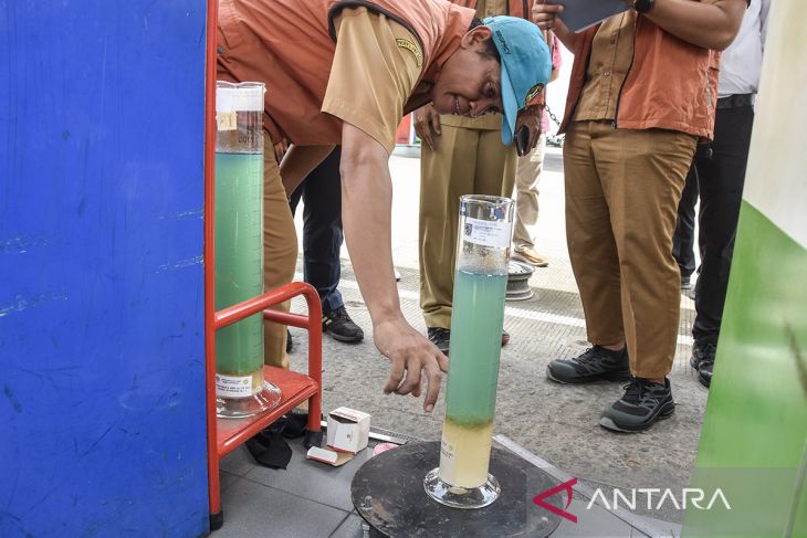 BBM subsidi diduga tercampur air di SPBU Tasikmalaya