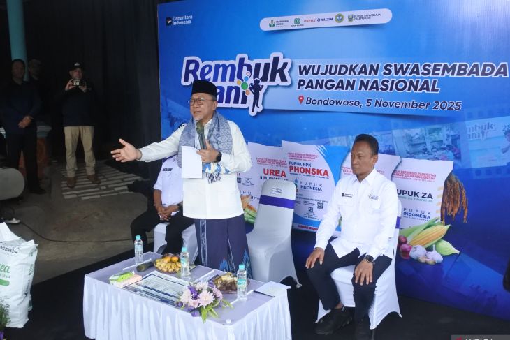 Kunjungan kerja Menko Pangan di Bondowoso
