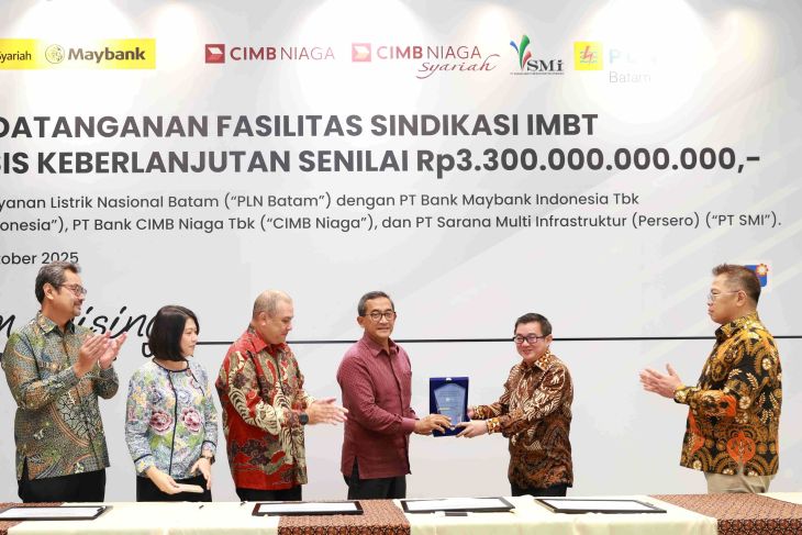 Maybank salurkan pembiayaan syariah Rp1,1 T bagi PLN Batam