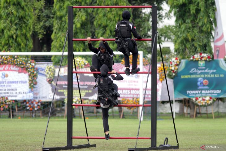Peringatan HUT Korps Brimob di Sidoarjo