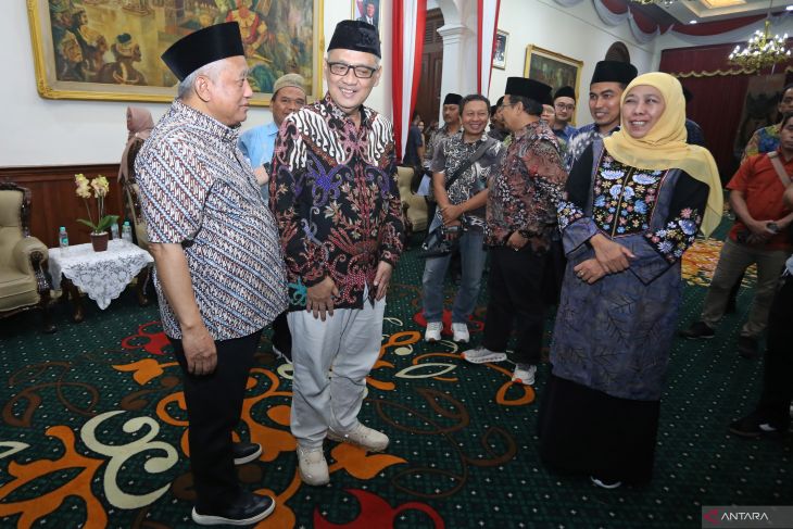 Pertemuan Menteri Haji dan Umrah dengan Gubernur Jatim