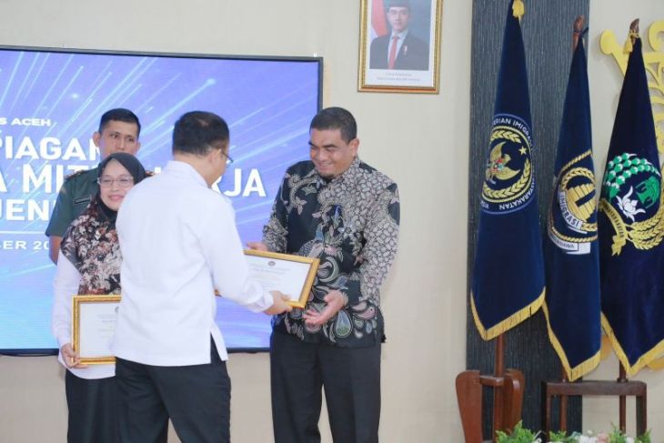 Kemenag Aceh Besar raih penghargaan peduli warga binaan dari Kemenimipas RI