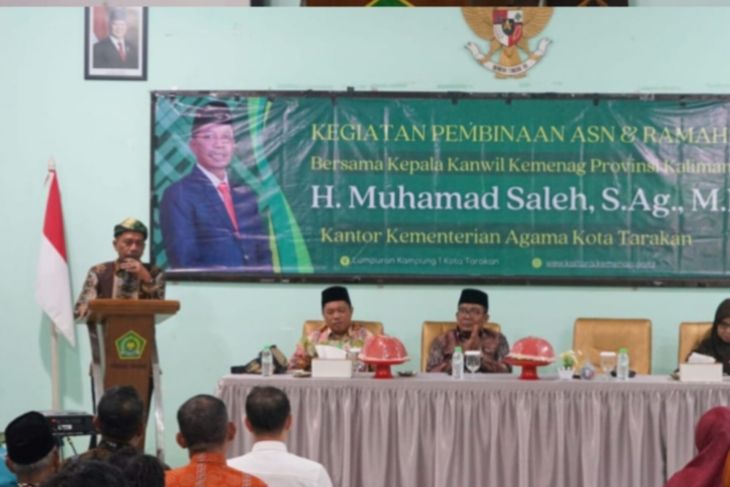 Kunker Kepala Kanwil Kaltara : Penguatan Moderasi Beragama dan Tata Kelola Jadi Fokus Utama