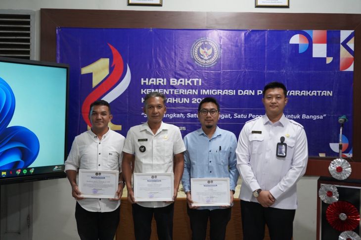 Peringati hari Bakti Kemenimipas ke-1, Imigrasi Sabang gelar tasyakuran