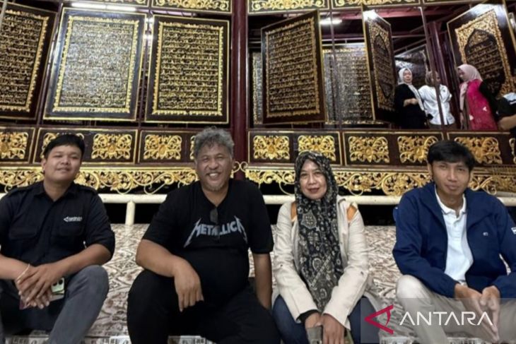 Al Quran Al-Akbar dari ukiran kayu terbesar di dunia, jadi wisata andalan Palembang