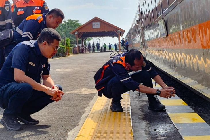 KAI Daop 7 Madiun pastikan kesiapan sarana di Nganjuk sambut Natal