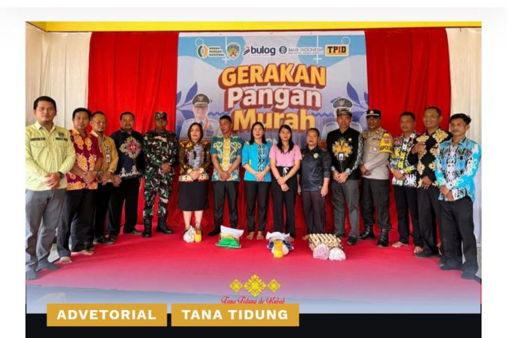 Pemkab Tana Tidung Laksanakan Gerakan Pangan Murah di Desa Kapuak