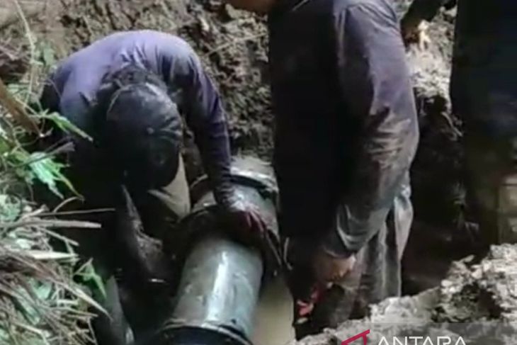 Perbaikan JDU Tirtanadi Tapsel--Padangsidimpuan baru capai 30 persen, gangguan air bersih masih berlanjut