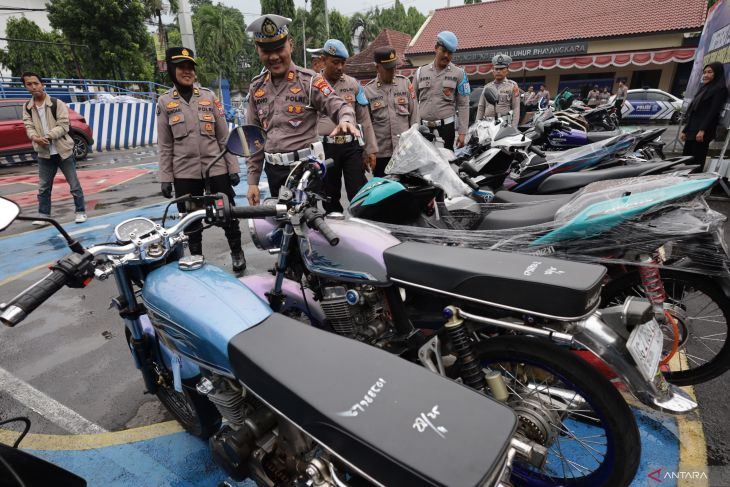 Hasil Operasi Zebra Semeru Polres Kediri Kota