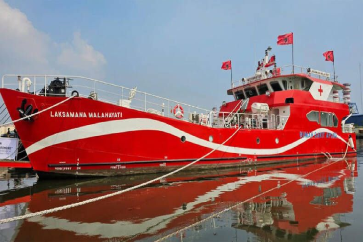 PDI turunkan RS Apung "Laksamana Malahayati" bantu warga terdampak bencana Aceh