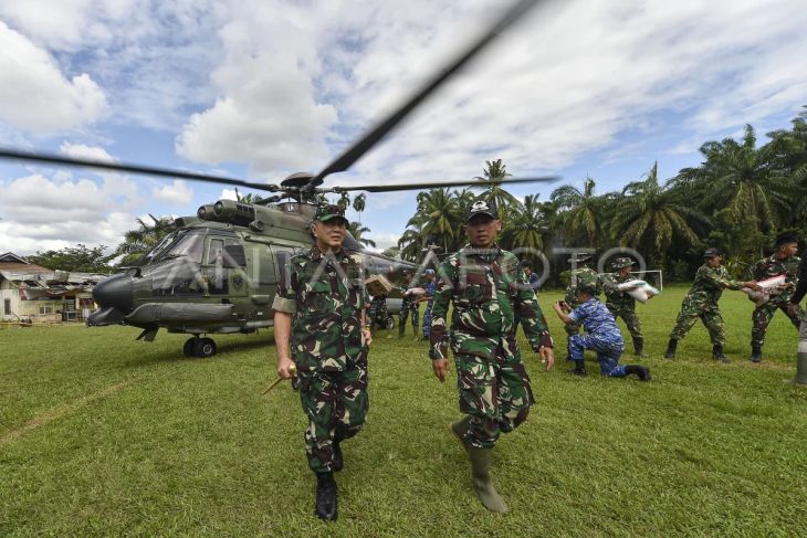 Pangdam tinjau lokasi banjir bandang Palembayan