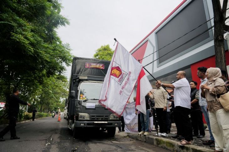 Gerindra Jatim kirim bantuan ke Sumatera dan Aceh