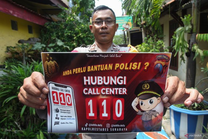 Call Center 110 Polrestabes Surabaya