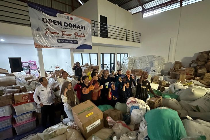 BPBD Jatim kirim 140 ton bantuan warga dan pemprov ke Sumatera-Aceh