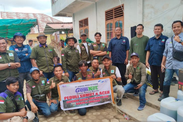 PT Gemnet turun langsung salurkan 76 jenis bantuan ke Aceh Tamiang