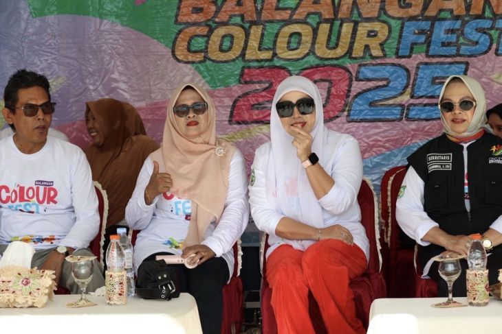 Legislator hadiri Balangan Colour Fest 2025