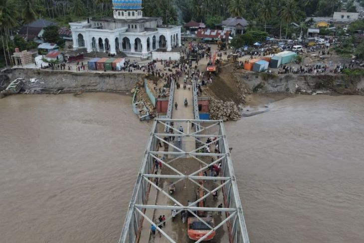 Jembatan bailey Teupin Mane fungsional, Bireuen-Bener Meriah kembali pulih