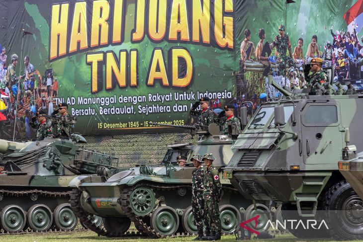 Peringatan Hari Juang TNI AD di Cimahi