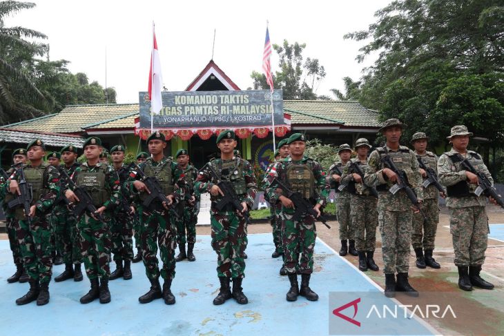 Satgas Pamtas Yonarhanud Kostrad hadir di batas negeri