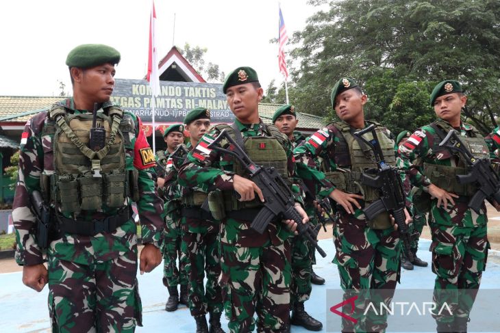 Satgas Pamtas Yonarhanud Kostrad hadir di batas negeri